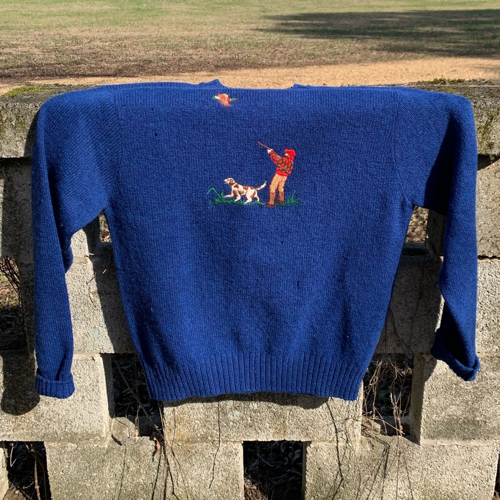 Amazing Vintage Shetland Wool Sweater - Unisex Size L/XL
